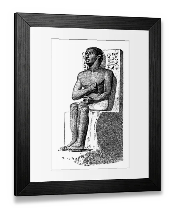 Framed Print : Prince Rahotep Framed Print : Prince Rahotep