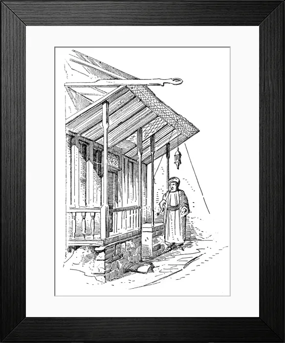 Framed Print : Osman canopy with folding doors Framed Print : Osman canopy with folding doors