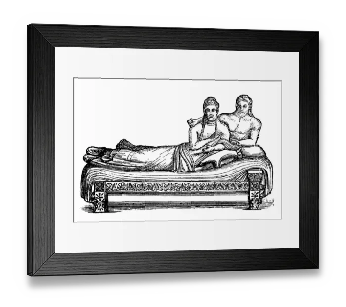 Framed Print : Alabaster Coffin Framed Print : Alabaster Coffin