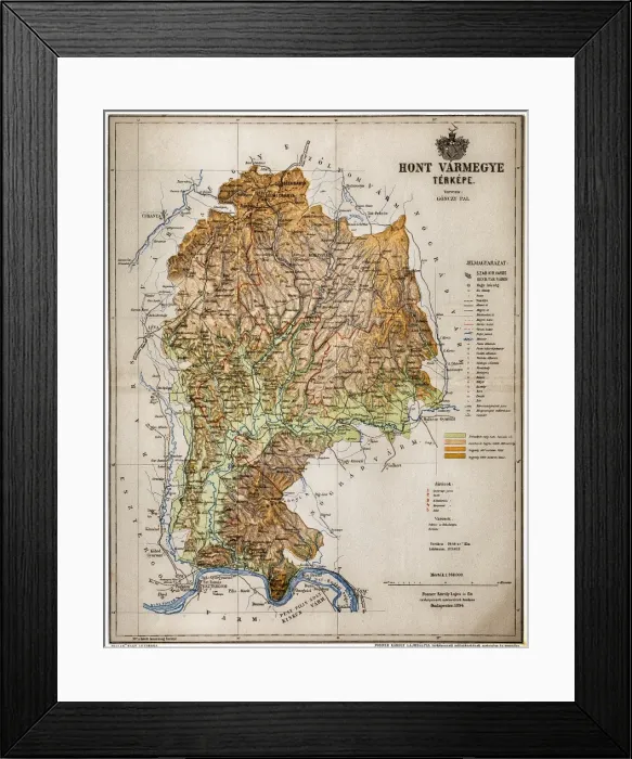 Framed Print : Hont County Framed Print : Hont County