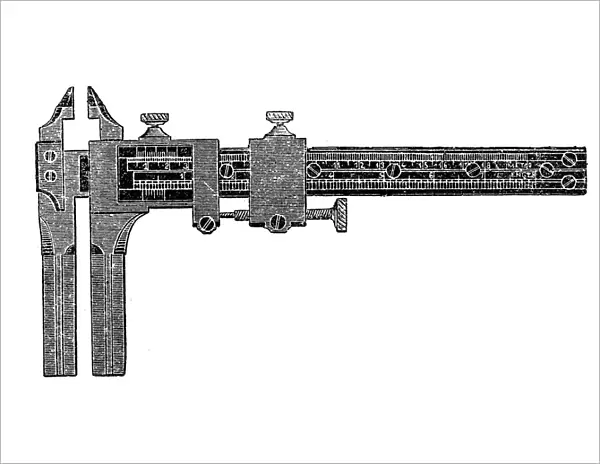 Calipers. Illustration of a Calipers
