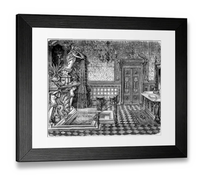 Framed Print : Elegant bathroom Framed Print : Elegant bathroom