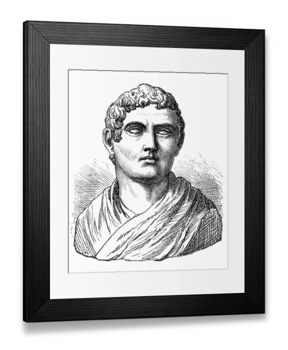 Framed Print : Regulus. According to the coin of the Gwinea family Framed Print : Regulus. According to the coin of the Gwinea family