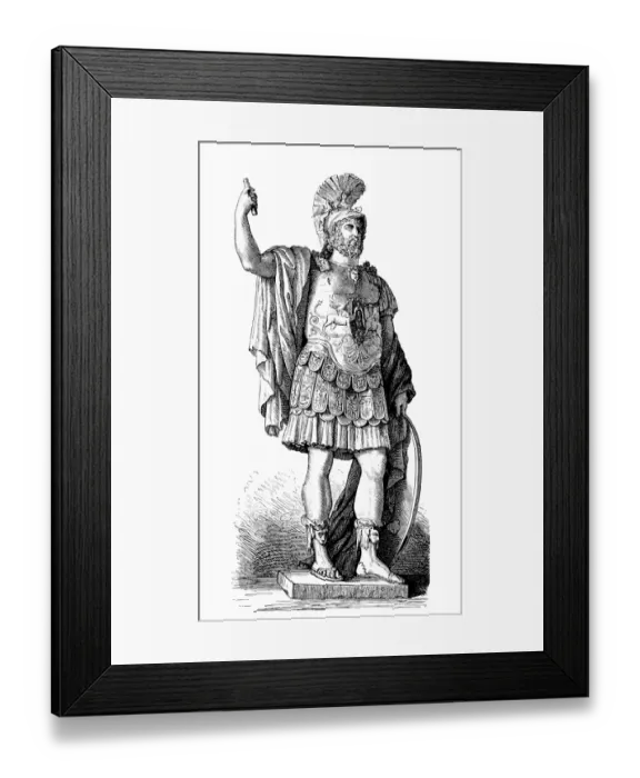 Framed Print : Pyrrhus Greek General Warrior Framed Print : Pyrrhus Greek General Warrior