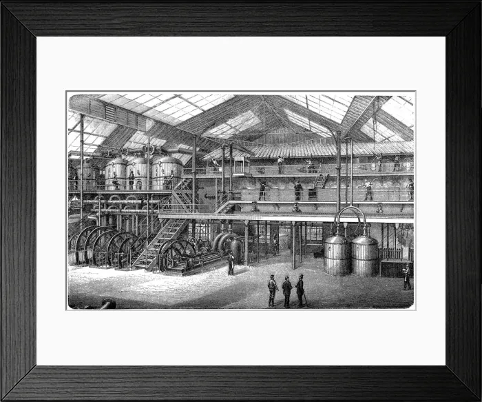 Framed Print : Sugar factory Framed Print : Sugar factory
