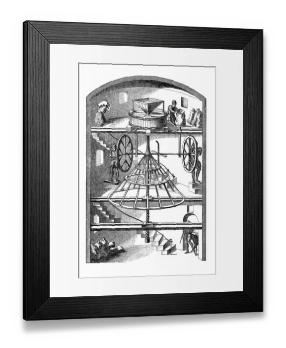 Framed Print : Old Roman mill Framed Print : Old Roman mill