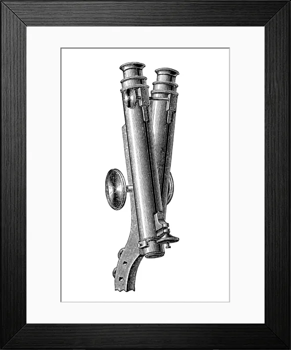 Framed Print : Wenham Binocular Microscope Framed Print : Wenham Binocular Microscope