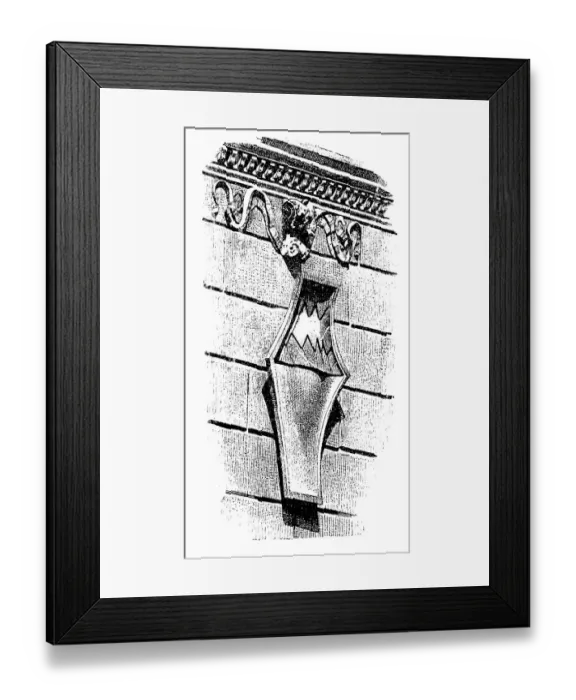 Framed Print : Italian Renaissance cartouche Framed Print : Italian Renaissance cartouche