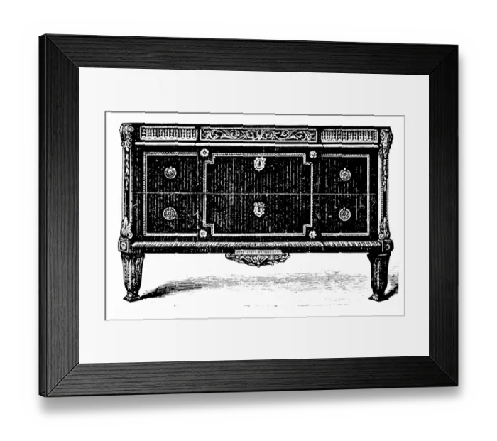 Framed Print : Chest of drawers Framed Print : Chest of drawers