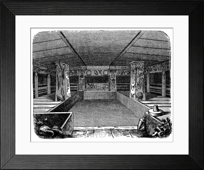Framed Print : Etruscan tomb Framed Print : Etruscan tomb