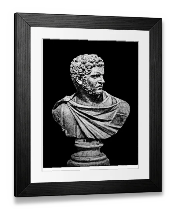 Framed Print : Caracalla, formally Marcus Aurelius Severus Antoninus Augustus Framed Print : Caracalla, formally Marcus Aurelius Severus Antoninus Augustus
