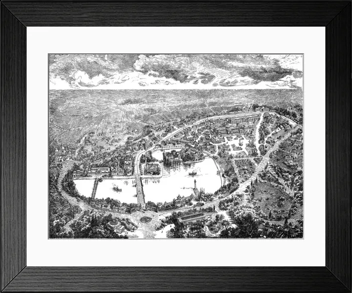 Framed Print : The Hungary Millennial Fair 1896 Framed Print : The Hungary Millennial Fair 1896