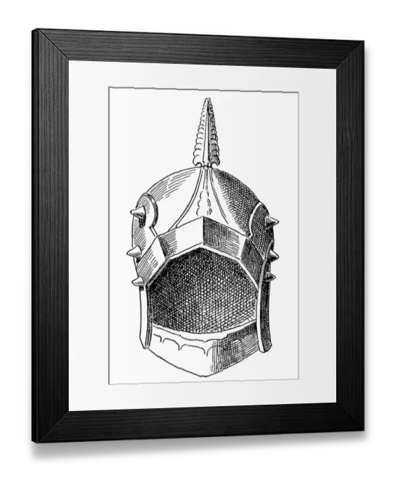 Framed Print : Mirko Zapoljski helmet Framed Print : Mirko Zapoljski helmet