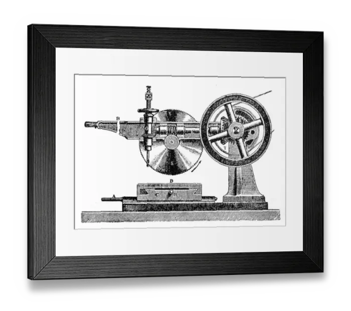 Framed Print : Section of a saw Framed Print : Section of a saw