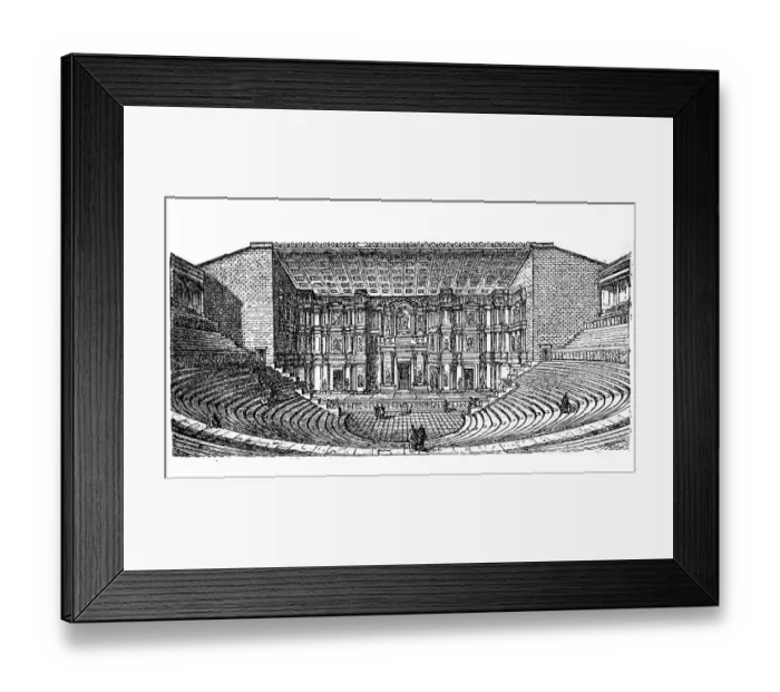 Framed Print : Roman Theatre of Orange Framed Print : Roman Theatre of Orange