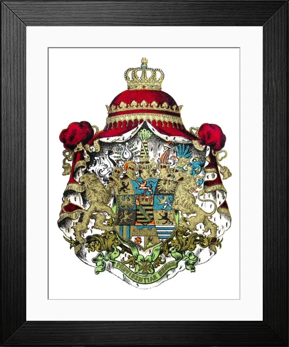 Framed Print : Kingdom of Saxony Framed Print : Kingdom of Saxony