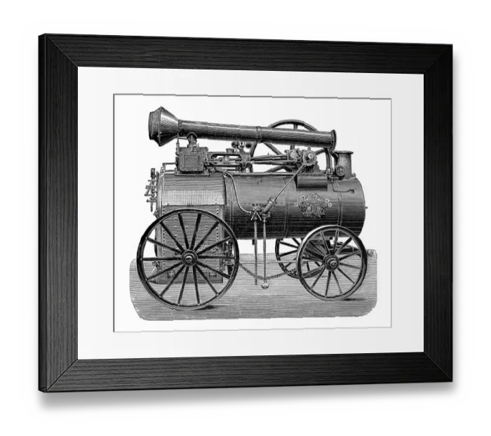 Framed Print : Traction engine Framed Print : Traction engine
