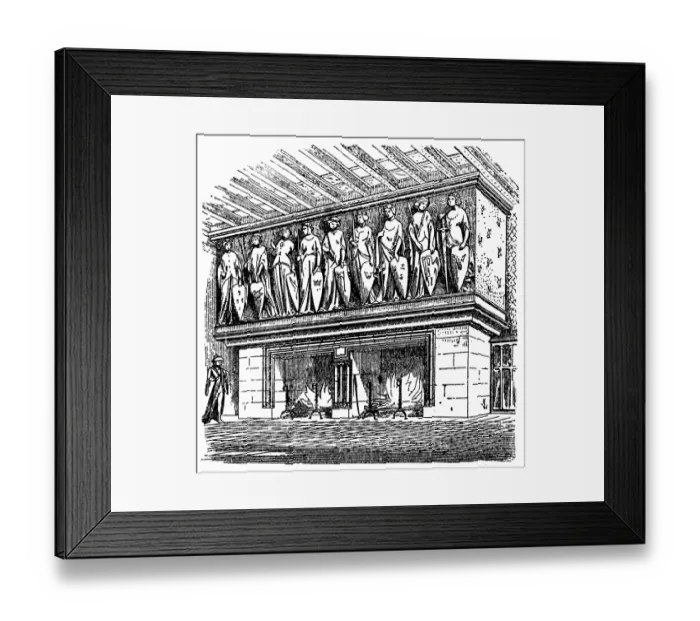 Framed Print : Fireplace in ChAteau de Coucy Framed Print : Fireplace in ChAteau de Coucy