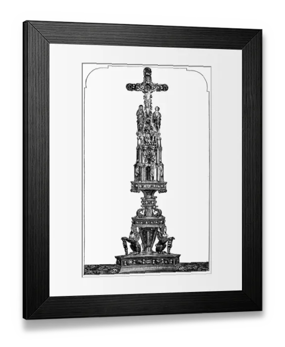 Framed Print : Calvary of MatAias Corvino Framed Print : Calvary of MatAias Corvino