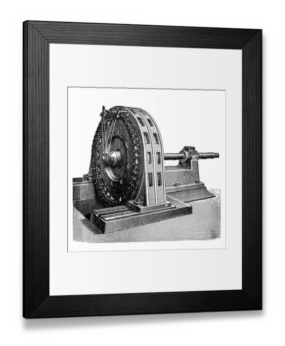 Framed Print : Dynamo machine, OERLIKON Framed Print : Dynamo machine, OERLIKON
