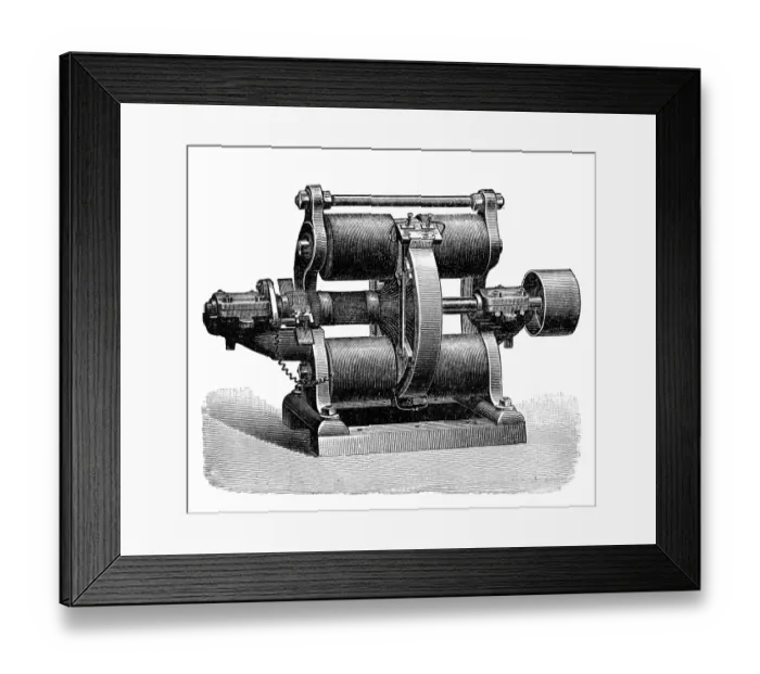 Framed Print : Dynamo machine, Schuckert Framed Print : Dynamo machine, Schuckert
