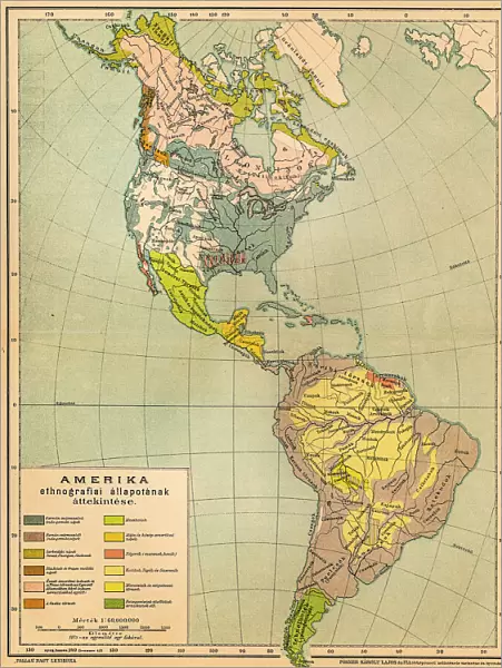 American ethnographic map