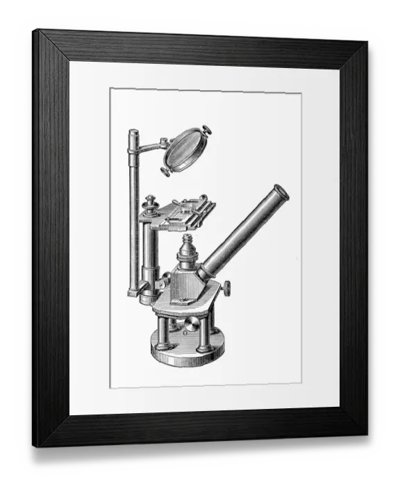Framed Print : Microscope Framed Print : Microscope