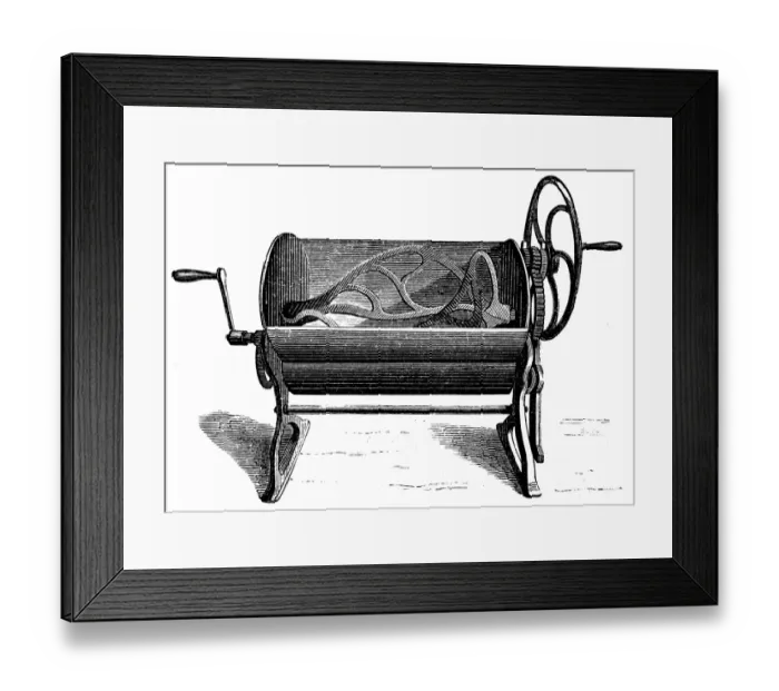 Framed Print : Dough mixing machine Framed Print : Dough mixing machine