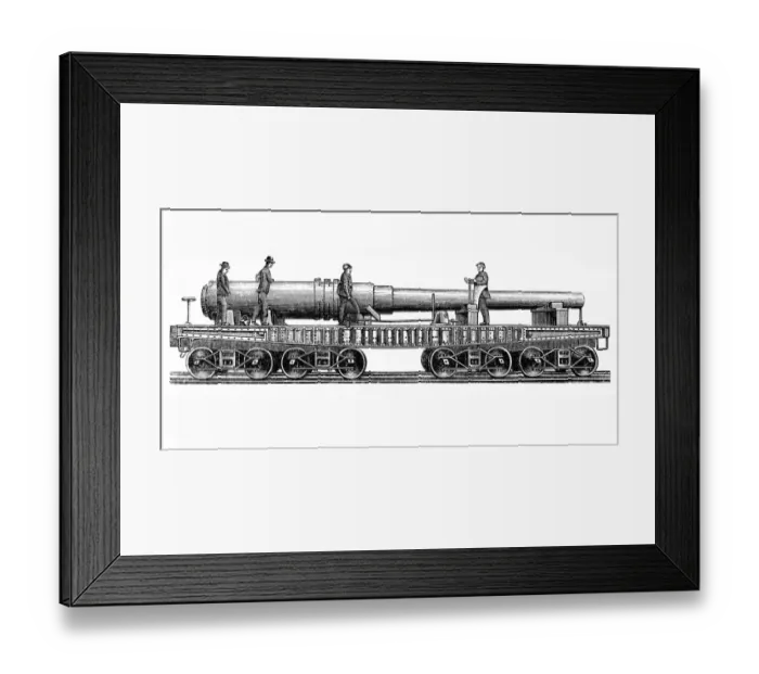Framed Print : Railway gun Framed Print : Railway gun