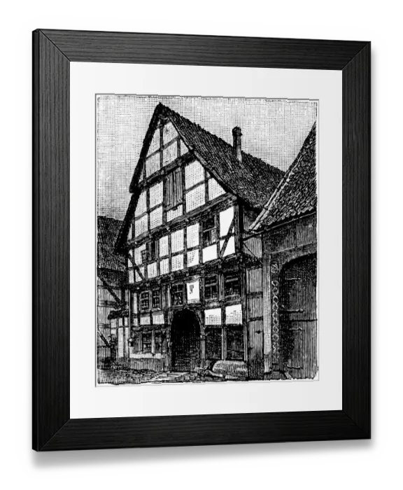 Framed Print : Farm house Hesse (Germany) Framed Print : Farm house Hesse (Germany)