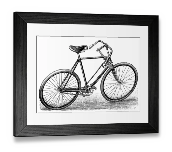 Framed Print : Rover. Antique illustration of a Rover for hand and foot operation Framed Print : Rover. Antique illustration of a Rover for hand and foot operation