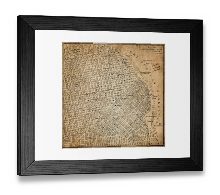 Framed Print : San Francisco, California, USA Framed Print : San Francisco, California, USA