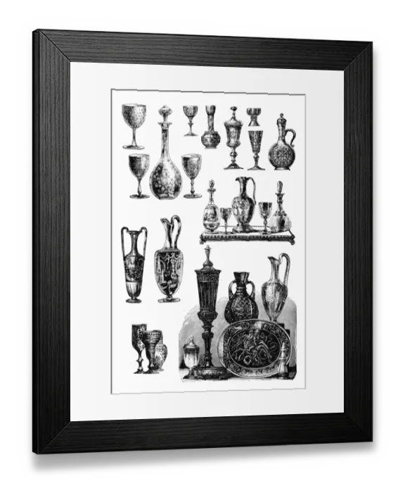 Framed Print : Glass art industry Framed Print : Glass art industry