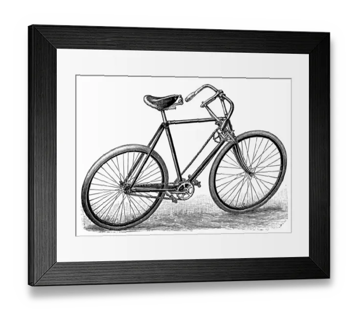 Framed Print : Rover. Antique illustration of a Rover for hand and foot operation Framed Print : Rover. Antique illustration of a Rover for hand and foot operation