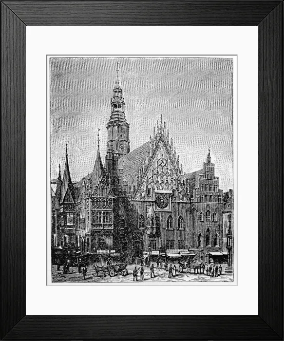 Framed Print : Wroclaw Town Hall Framed Print : Wroclaw Town Hall