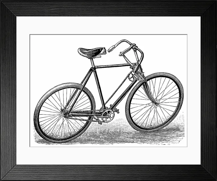 Framed Print : Rover. Antique illustration of a Rover for hand and foot operation Framed Print : Rover. Antique illustration of a Rover for hand and foot operation