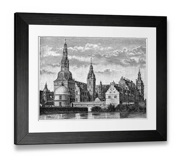 Framed Print : Frederiksborg Castle, Hillerod, Denmark