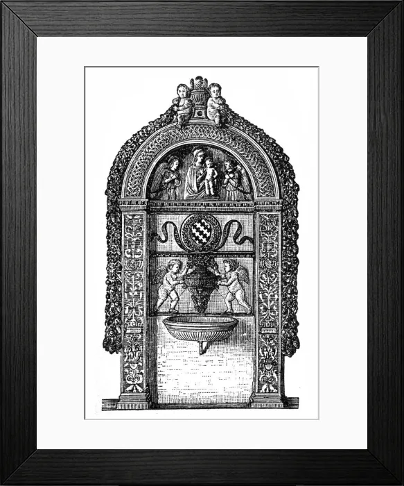 Framed Print : Wall Fountain Framed Print : Wall Fountain