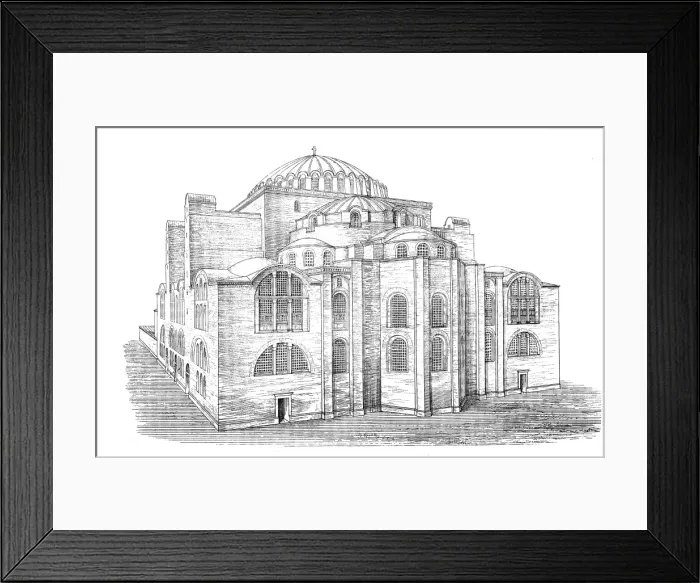 Framed Print : St. Sophia Church, east side Framed Print : St. Sophia Church, east side