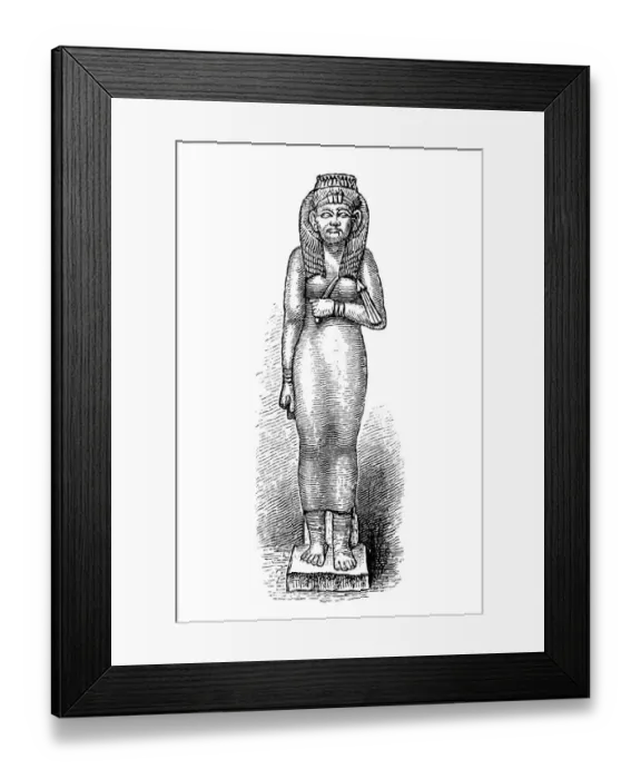 Framed Print : Statue of queen Ameniritis Framed Print : Statue of queen Ameniritis