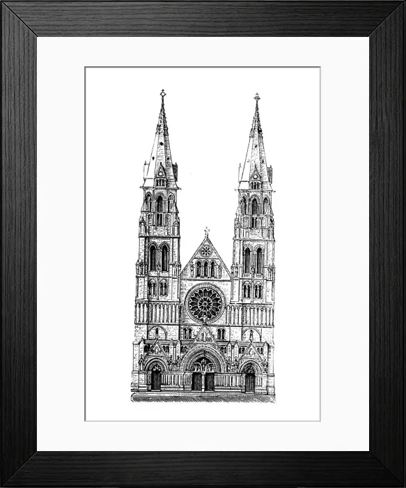Framed Print : Cathedral of the Immaculate Conception in Albany, New York Framed Print : Cathedral of the Immaculate Conception in Albany, New York