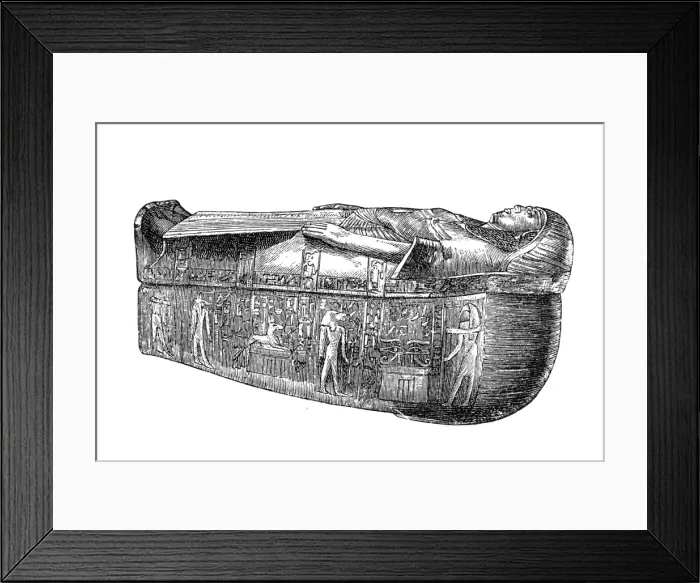 Framed Print : Egyptian sarcophagus Framed Print : Egyptian sarcophagus