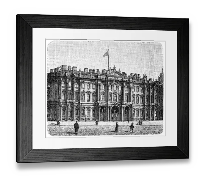 Framed Print : The Winter Palace in Saint Petersburg