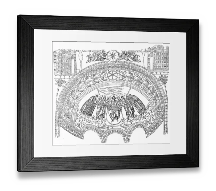 Framed Print : Ravenna, San Vitale, famous mosaic, Italy Framed Print : Ravenna, San Vitale, famous mosaic, Italy