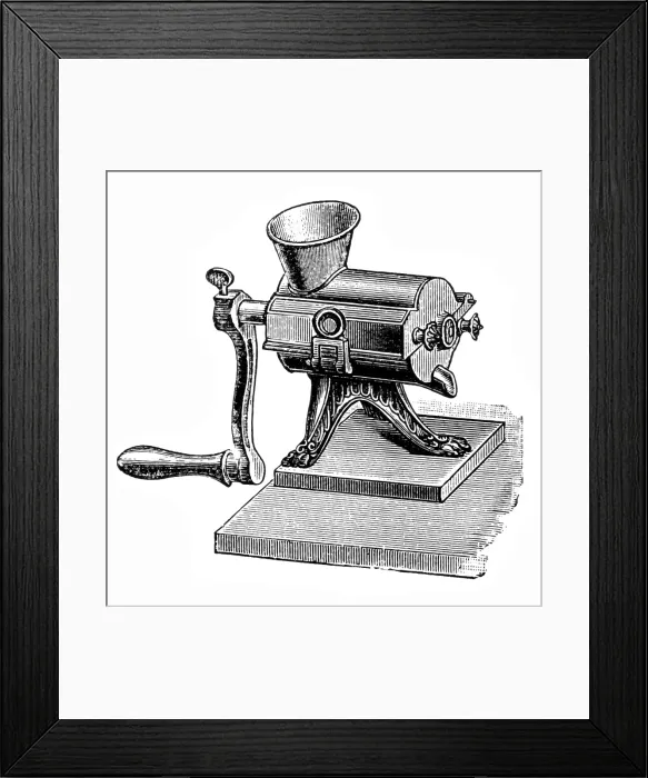 Framed Print : Juicer. Antique illustration of a juicer Framed Print : Juicer. Antique illustration of a juicer