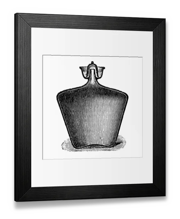 Framed Print : Vintage filling bottle Framed Print : Vintage filling bottle