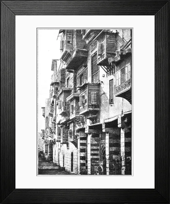 Framed Print : Streets of Cairo Framed Print : Streets of Cairo