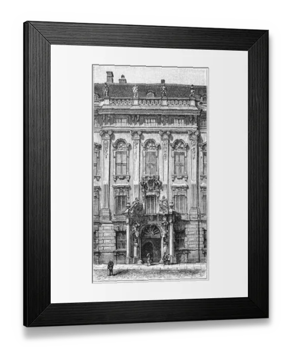 Framed Print : Palace Kinski in Vienna, Austria
