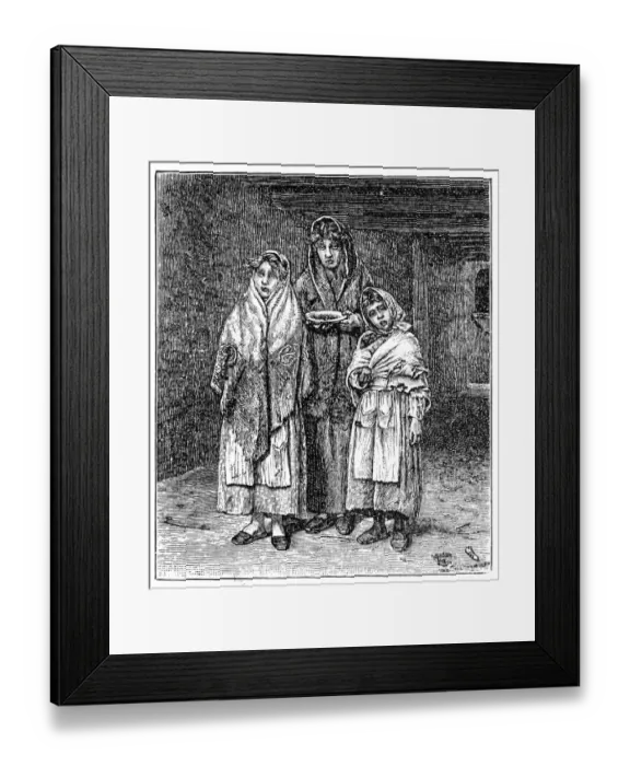 Framed Print : Begging Venetians by luigi mion Framed Print : Begging Venetians by luigi mion