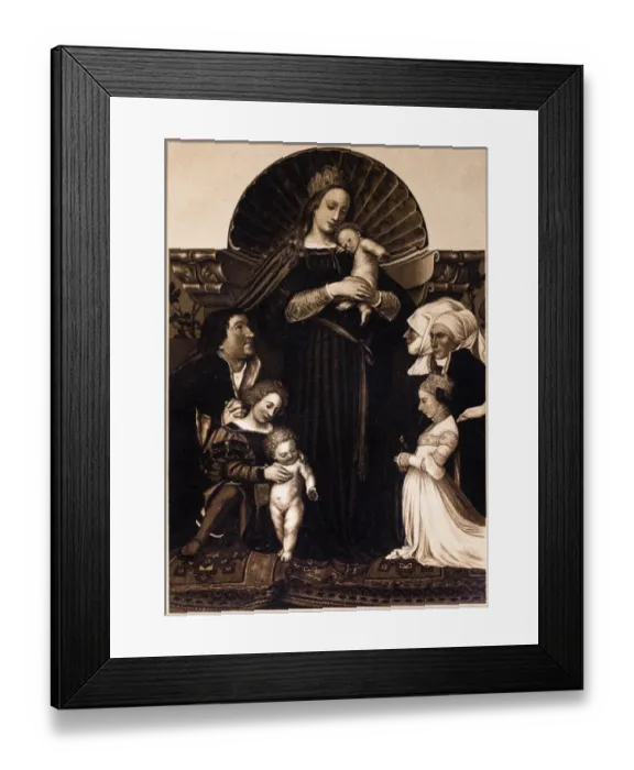 Framed Print : The Darmstadt Madonna Framed Print : The Darmstadt Madonna